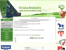 Tablet Screenshot of antakalniovaikunamai.lt